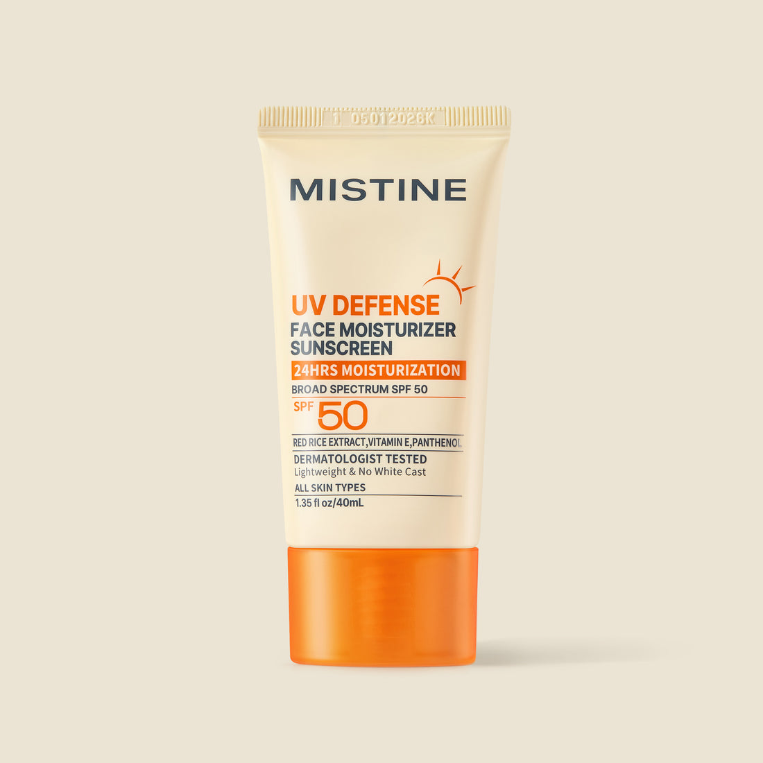 Mistine Moisturizer Daily Sunscreen With Cream Designed For Effortless Glow