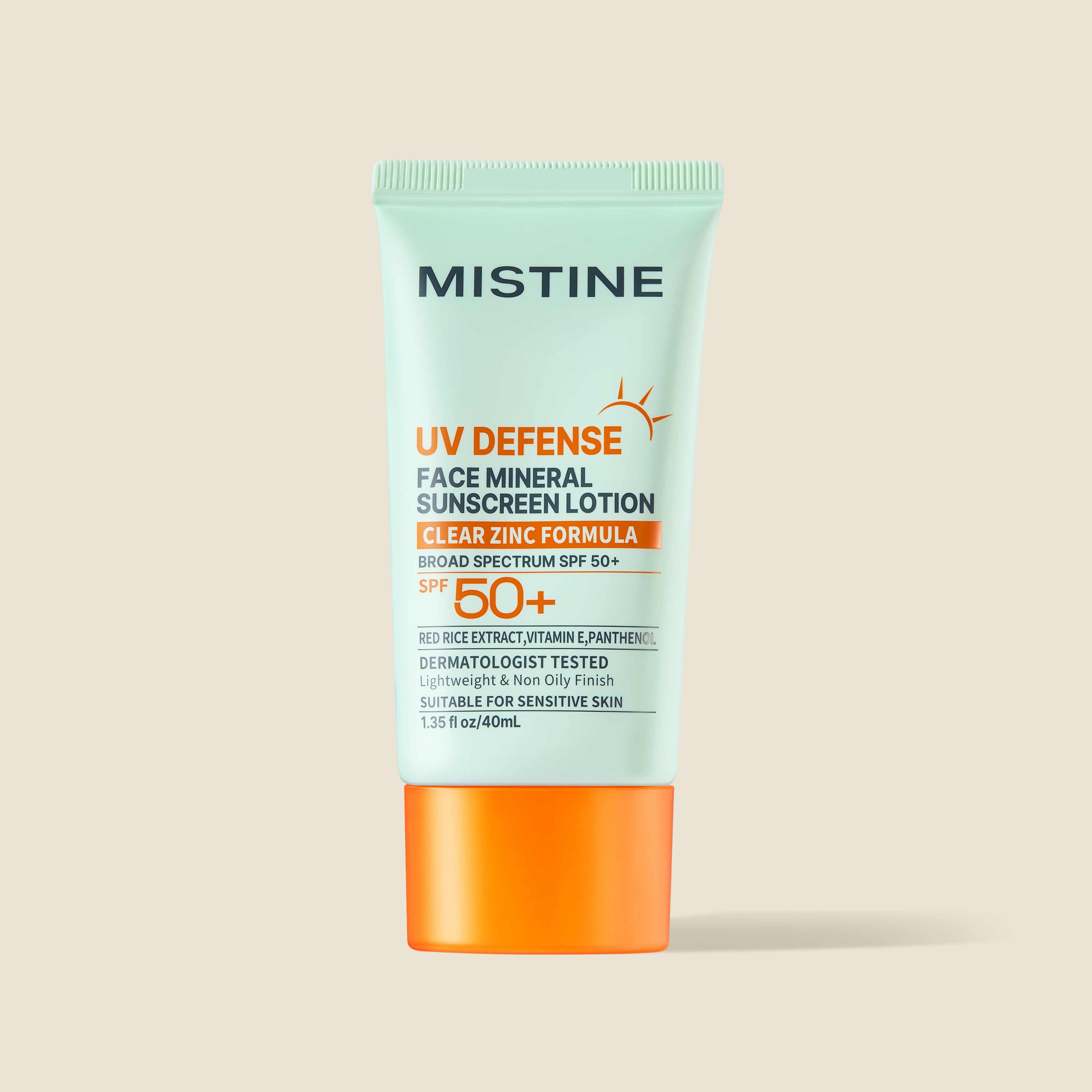 Mistine Face Mineral Sunscreen Lotion For Sensitive Skin