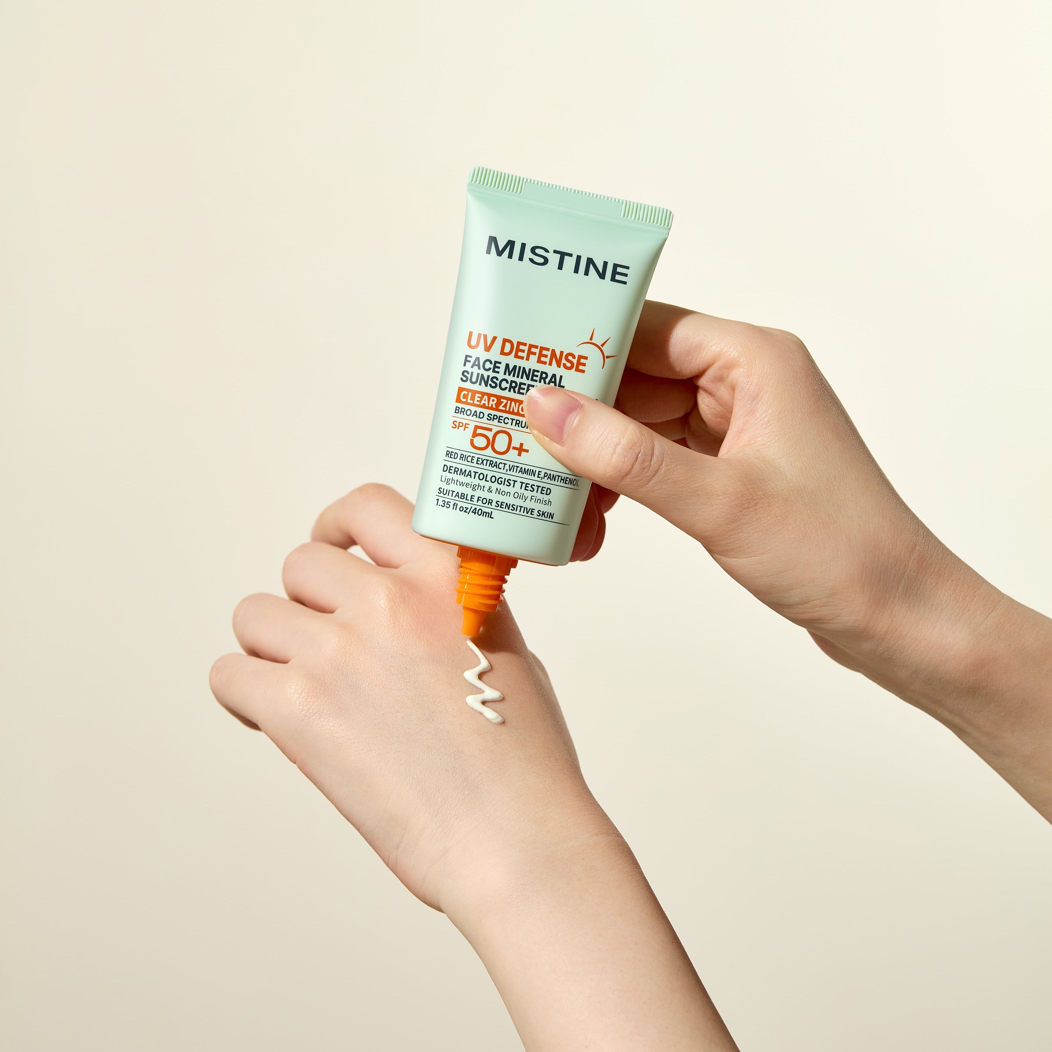 Mistine Face Mineral Sunscreen Lotion For Sensitive Skin