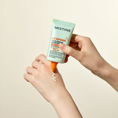 Mistine Face Mineral Sunscreen Lotion For Sensitive Skin
